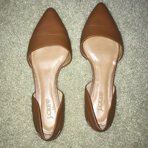 Jcrew brown flat